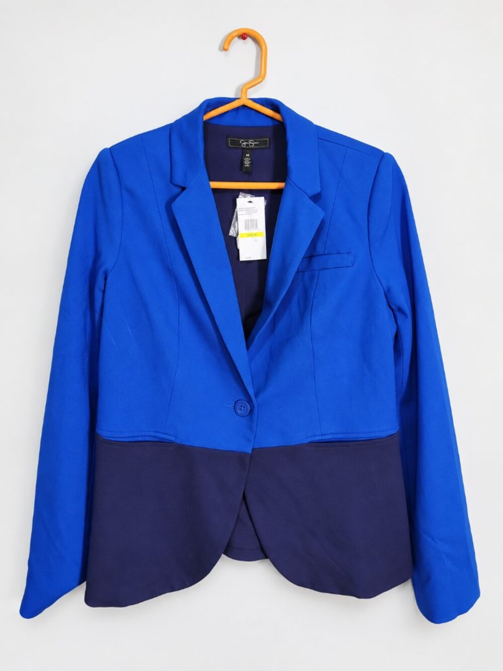 Jessica Simpson Delaney Blue Colorblock Blazer NWT Size M